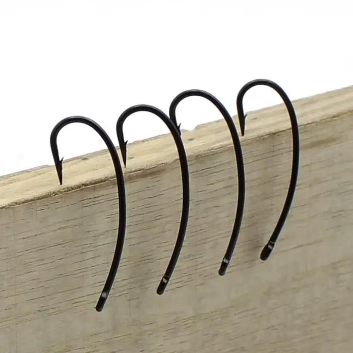Hameçons longue tige 20PCS pour carpe avec revêtement téflon - Accroche robuste pour montage chod rig