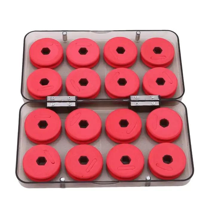 Boîte d'accessoires de pêche en plastique avec mousse souple pour rangement de bobines et porte-lignes pour organisation de matériel pêche occassions spéciales
