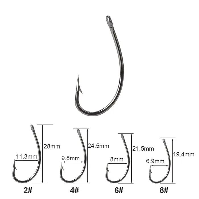 Kit 6 hair rigs prêts à pêcher pour carpe avec hameçons et ligne montage boilie accessoires