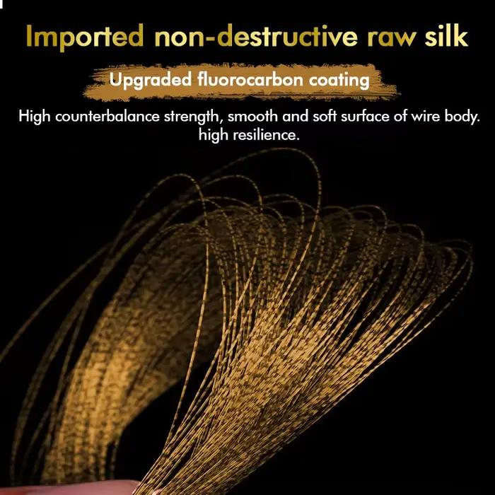 ZUKIBO 2000m Fluorocarbon Coated Monofilament ligne pêche invisible tachetée bionique Japon