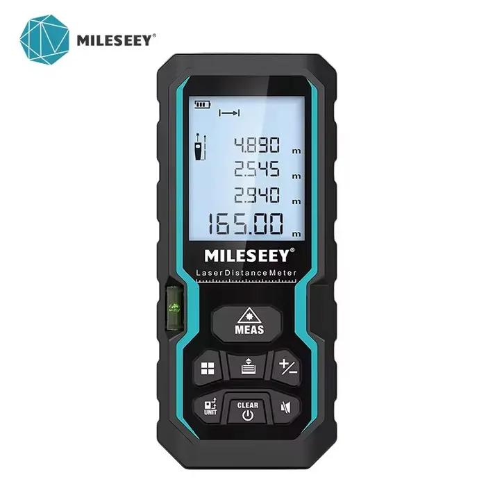 Télémètre laser Mileseey S6 40M/120M avec niveau à bulle - Outil précis pour pêche et repérage