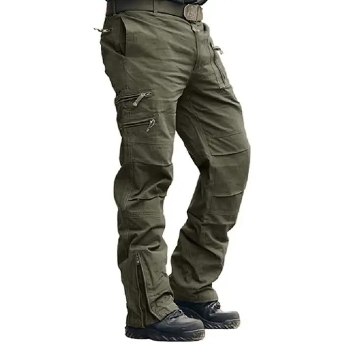 Pantalon de combat noir décontracté - Polyvalence parfaite pêche airsoft et activités outdoor