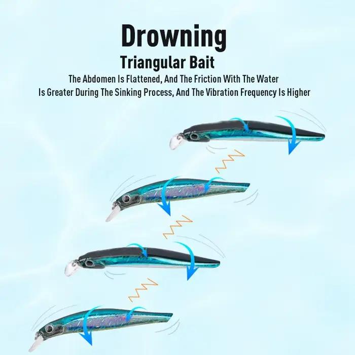 Leurre minnow Artist FR Silence 80mm 105mm - leurre coulant jerkbait pour bar et carnassiers