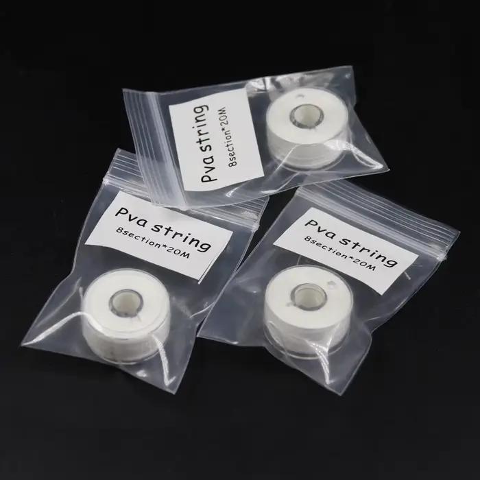 Fil PVA tressé 20m pour pêche carpe - ligne dissolution écologique sacs appâts montages bouillettes accessoires