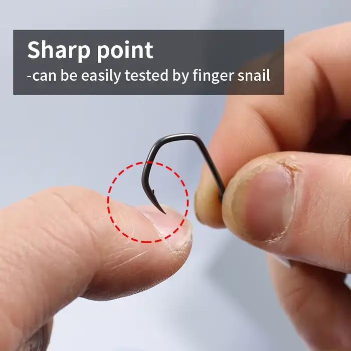 10 hameçons griffes pour carpe micro-ardillon - Large ouverture et revêtement PTFE