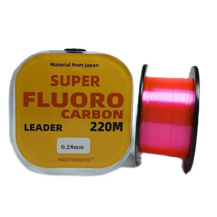 Ligne de pêche fluorocarbone japonaise 220m pour bas de ligne et pêche à la mouche