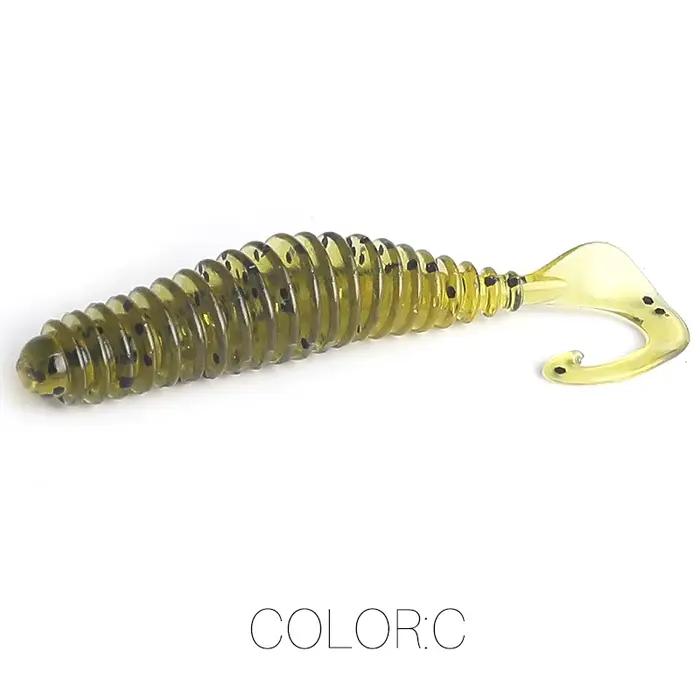 Leurre souple Tanan-Tail 50mm et 65mm pour la pêche de la perche, du bar et de la carpe