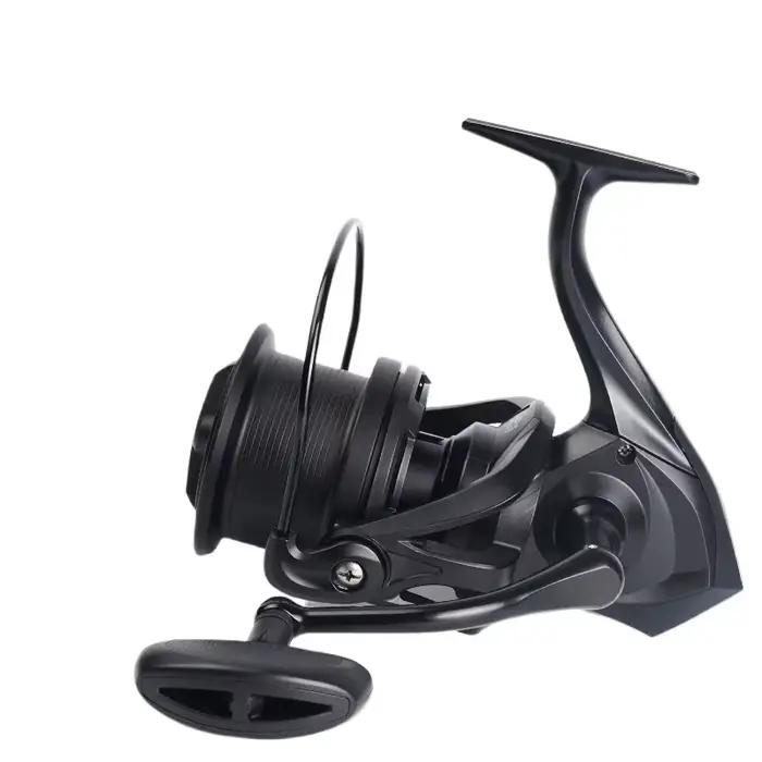 Moulinet de pêche spinning GLS Long Casting 8000-14000 série anti-corrosion alliage aluminium 4.8:1 haute vitesse