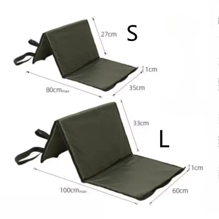 Tapis de décrochage 3 couches pliable pour carpe - Protection poisson 80x35cm/100x60cm - Pêche carpe