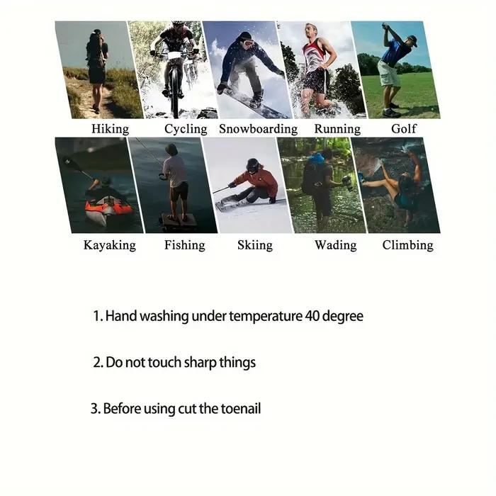 Chaussettes imperméables respirantes pour randonnée hiver pêche ski camping chaudes confortables
