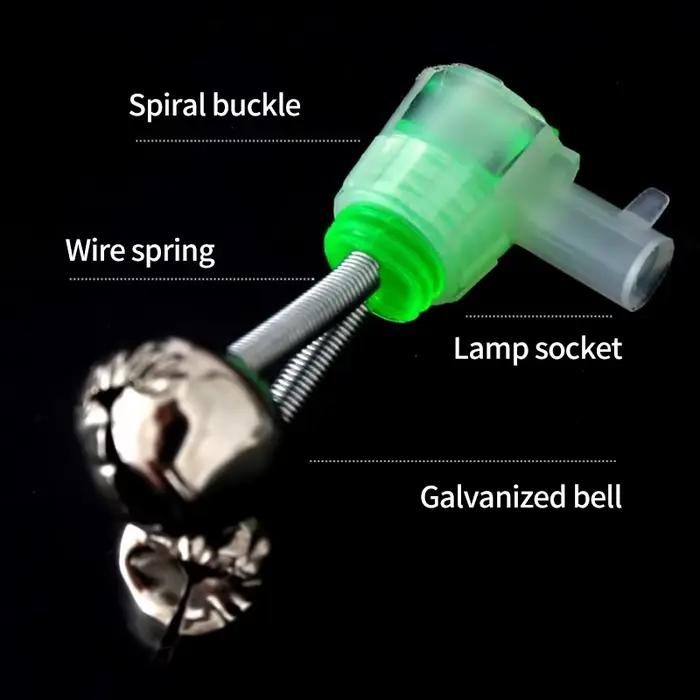 Lot de 5 ou 10 indicateurs de touches clipables - Alarme à clip et clochette verte ABS pour détecter les touches
