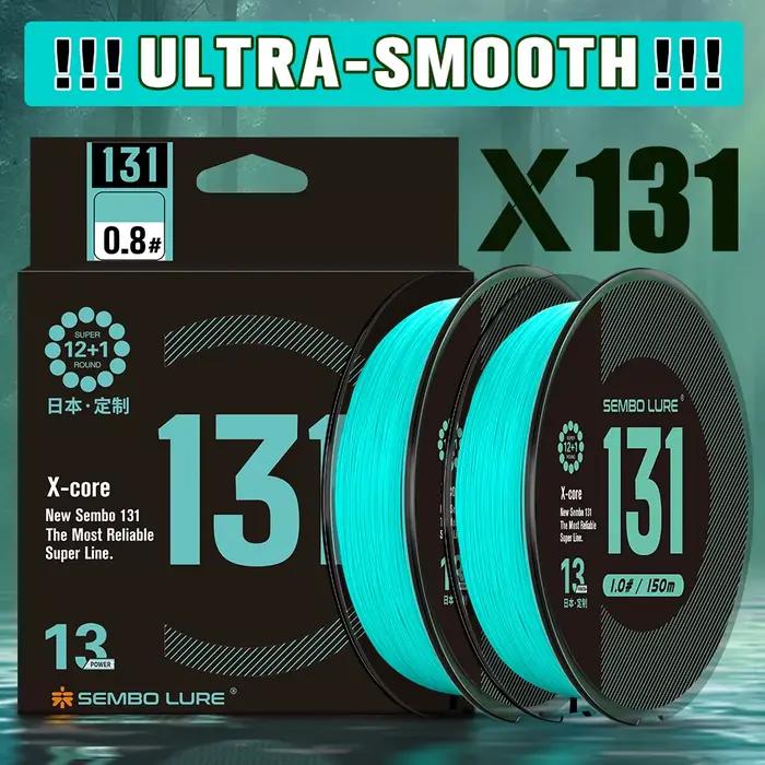 Ligne pêche tressée ZUKIBO Sembo 131 - diamètre fin résistance abrasion zéro stretch pêche précise