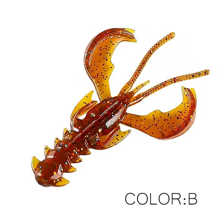 Supercontinent Crazy Lures - lot de leurres souples crevettes et homards 65mm et 40mm
