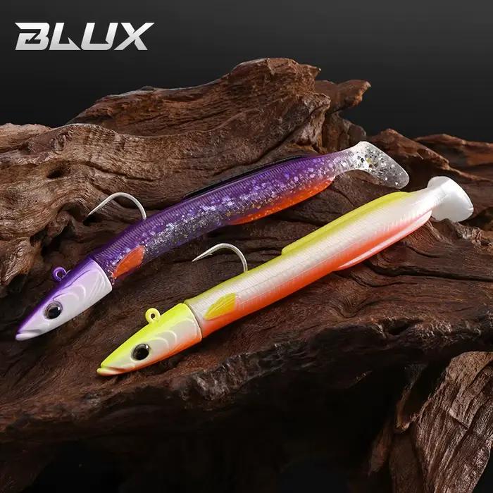 Leurre souple sandeel vibrant 11cm 17g pour pêche en mer leurre souple à tête plombée