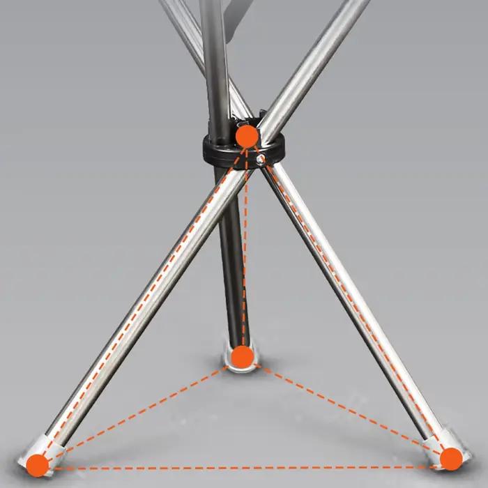 Canne-siège pliant pêche avec poignée antidérapante - Siège léger pour marche et extérieur
