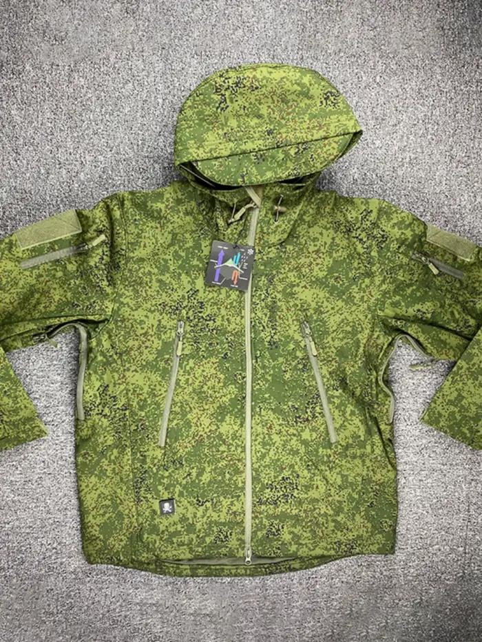 Combinaison assault camouflage EMR softshell polaire imperméable pour pêche et chasse