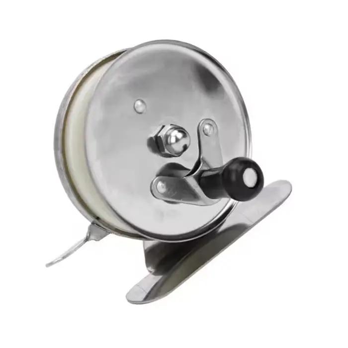 Moulinet pêche glace WEIHE mini saltwater fly reel en fer plastique pas cher pour pêche en mer