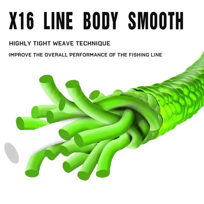 Ligne YGK Ultra X16 brins 300/500M tressée PE - Multifilament durable pour pêche sportive
