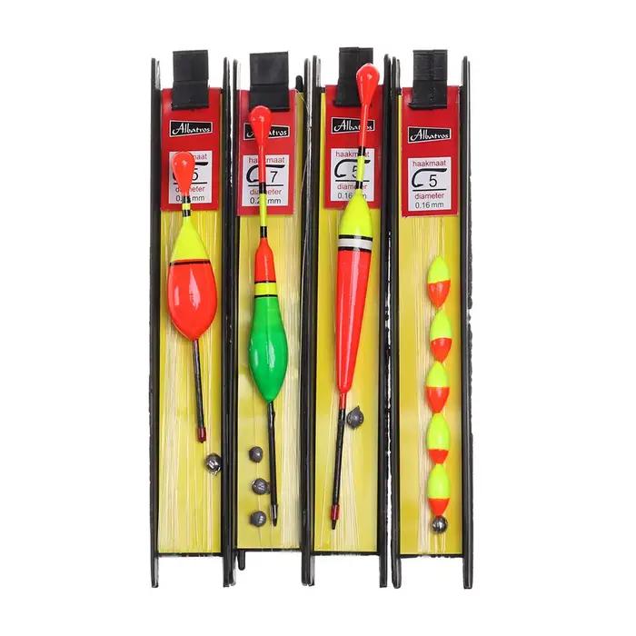 3 flotteurs pour pêche au carp et pêche sur glace - Buoy bobber avec plombs et hameçons