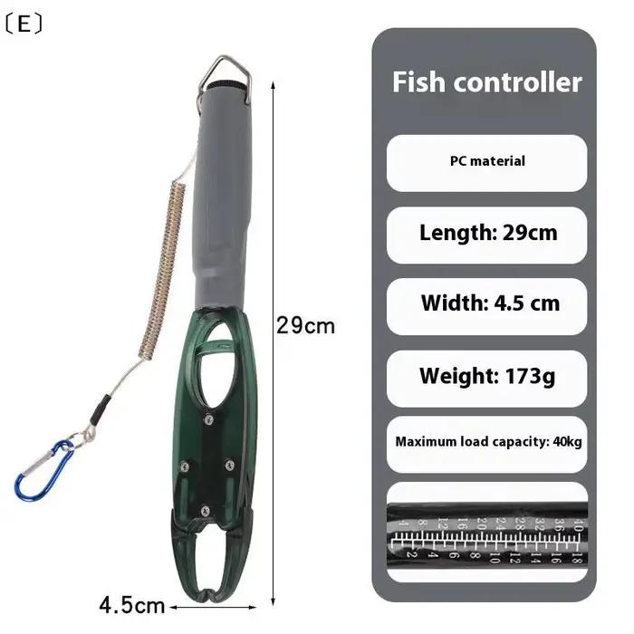 Pince à peser grippe lèvres poisson avec balance intégrée alliage aluminium portable accessoire pêche