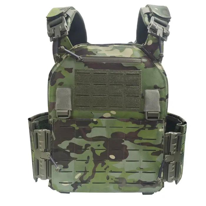 Gilet de pêche Découpe Laser à Dégagement Rapide EMERbly GEARS, Nylon 1000D Protection Complète VT05