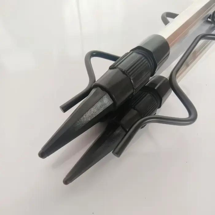 Support télescopique pour canne à pêche mer, pied tripode réglable et base pliante 3 branches
