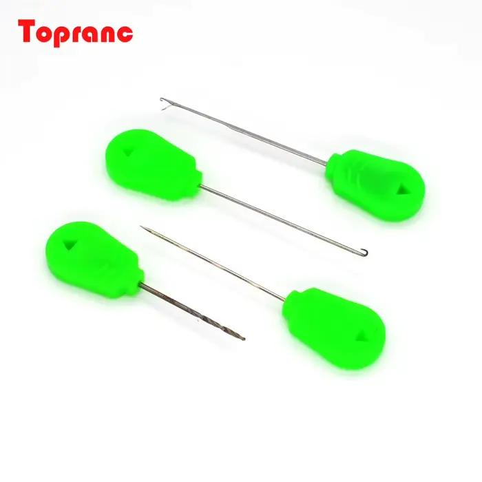 Kit outils Topranc pour montages carpe - Aiguille, perce-appât et accessoires hair rigs professionnels