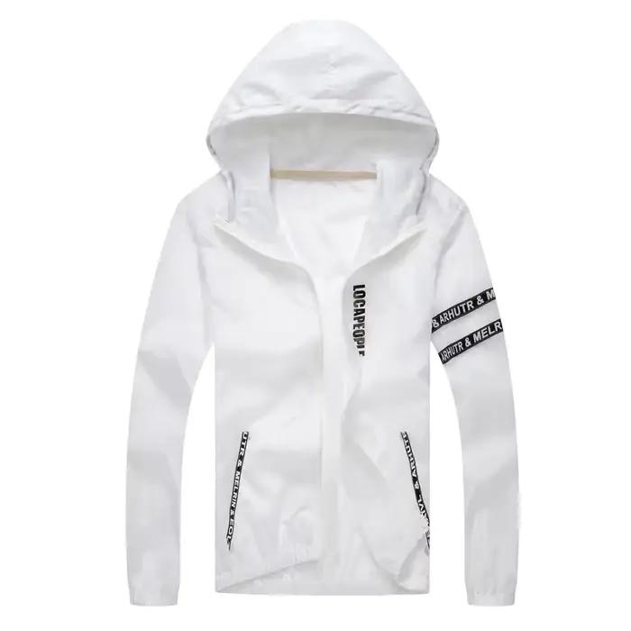 Veste légère anti-UV pour pêche estivale - Coupe-vent fin avec capuche - Homme