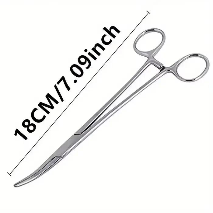 Pince dégorgeoir courbée acier inoxydable F04 accessoires pêche extraction hameçons équipement sport