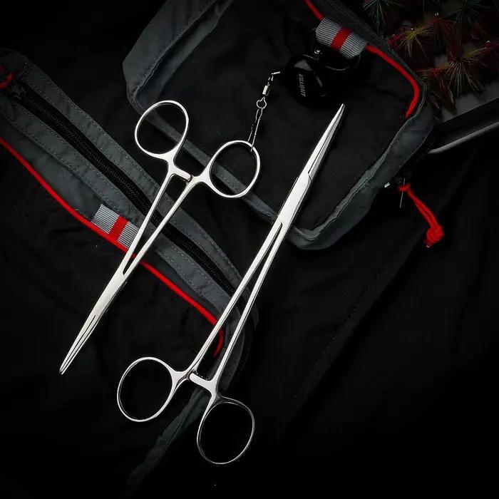 Pince à hameçons incurvée Hirisi F04 en acier inoxydable pour la pêche - Accessoires et équipement