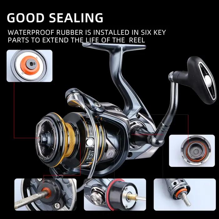 BEARKING brand New arrival Saltwater Fishing Reel Spinning 1000-6000 9+1BB 5.2:1