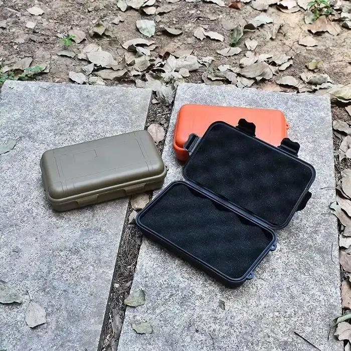 Boîte de survie étanche camping pêche - Coffre de rangement plastique résistant S/L/XXL