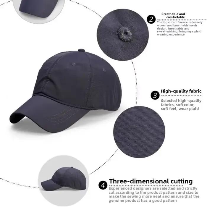 Casquette grande taille 70cm pêche homme - Chapeau visière grand format pour pêcheurs