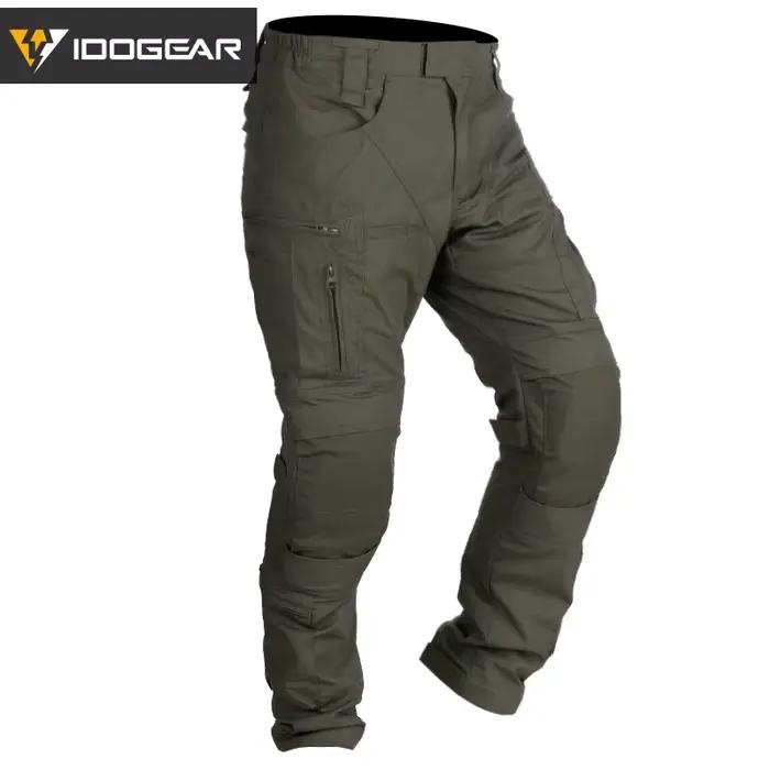 Pantalon tactique IDOGEAR Combat UFS avec protections genoux camouflage pêche chasse outdoor