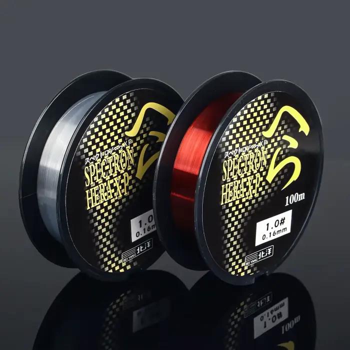Meilleure ligne de pêche monofilament nylon 100m matériau Japon, pour basse, carpe et accessoires pêche
