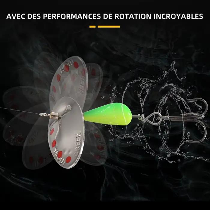 Leurre métal BLUX AR-S 3.5g cuivre laiton - Cuiller tournante pour truite en rivière