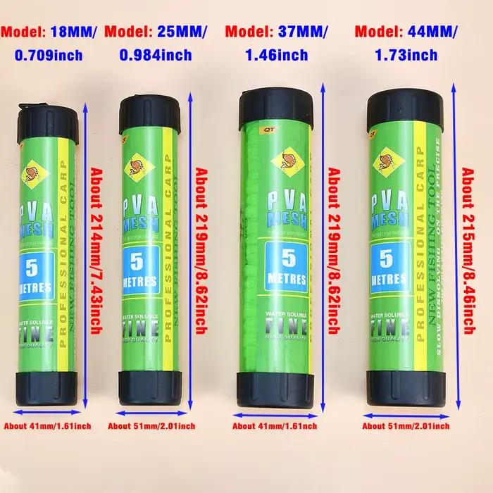 Filet tube PVA 5M soluble eau mailles étroites pour amorçage carpe feeder lures