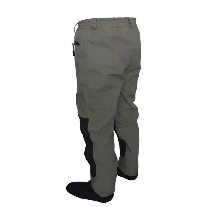 Waders pêche à la mouche ELUANSHI taille hanche plats pieds chaussettes durables hauts pour rivière