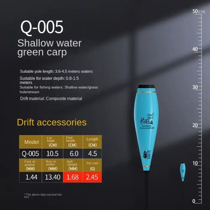 Corps de flotteur de pêche en composite nano-plastique pour montage personnalisé et réparation pièces détachées pour pêche en bateau océanique