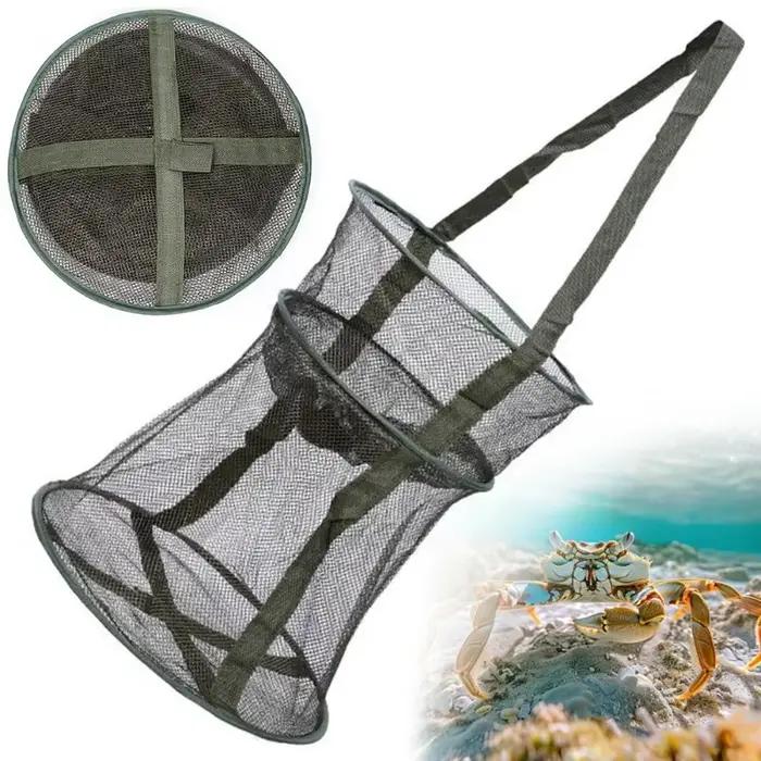 Filet de pêche escamotable pour carpes et anguilles - Équipement parfait pour passionnés de pêche extérieure