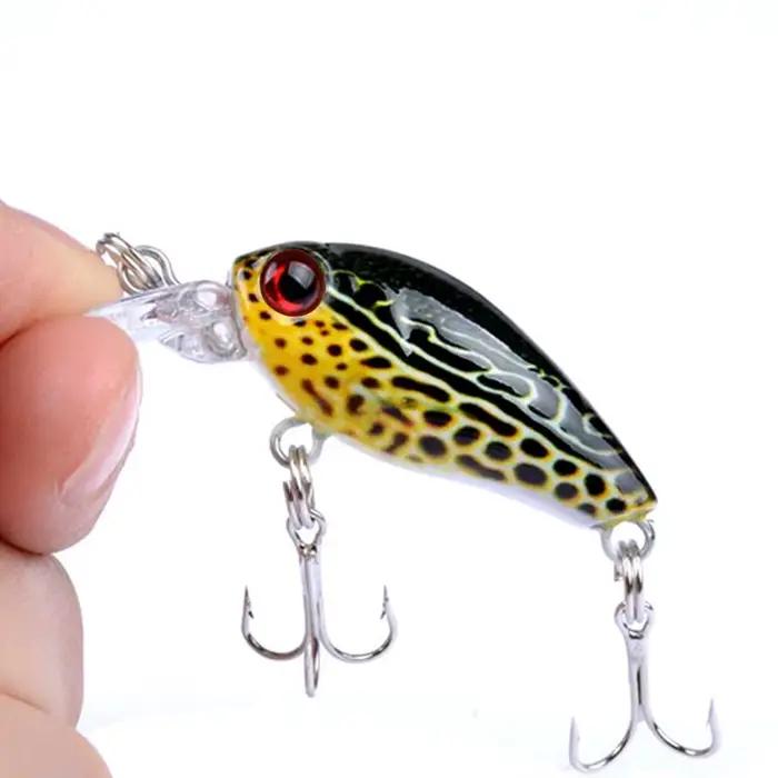Kit 6pcs crankbaits flottants topwater pour pêche trolling - wobblers durs brochet black bass carpe
