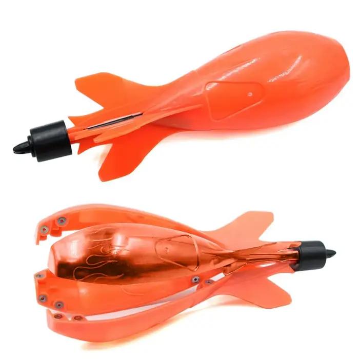 Rocket feeder pour lancer d'appâts en pêche à la carpe - Bateau amorceur et spomb flottant
