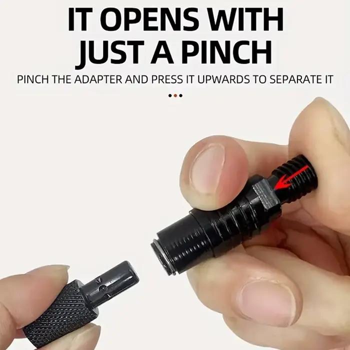 Connecteur magnétique pour support de canne - adaptateur rapide M3/8 pour alarmes de touche