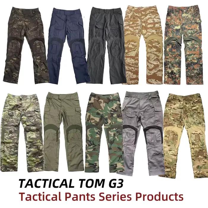 Pantalon tactique GEN3 résistant rayures - Équipement pêche chasse randonnée extrême