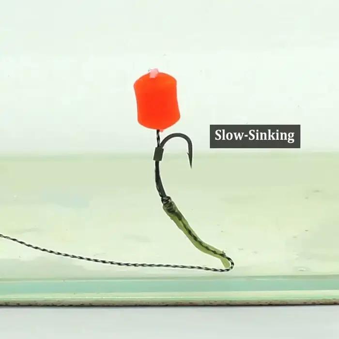8 haltères flottants parfum fruits calmar pour pêche carpe - appâts artificiels à descente lente