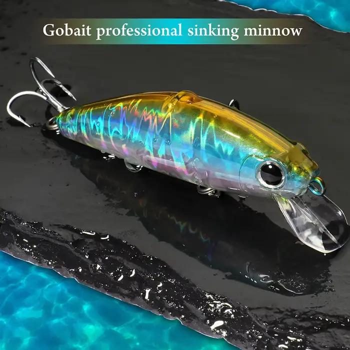 Leurre souple plongeant 11g 7cm pour carpe et carnassiers, leurre crankbait 3D jerkbait appât silicone