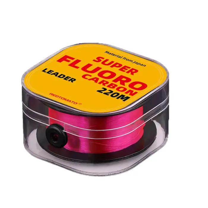 Ligne de pêche fluorocarbone japonaise 220m pour bas de ligne et pêche à la mouche