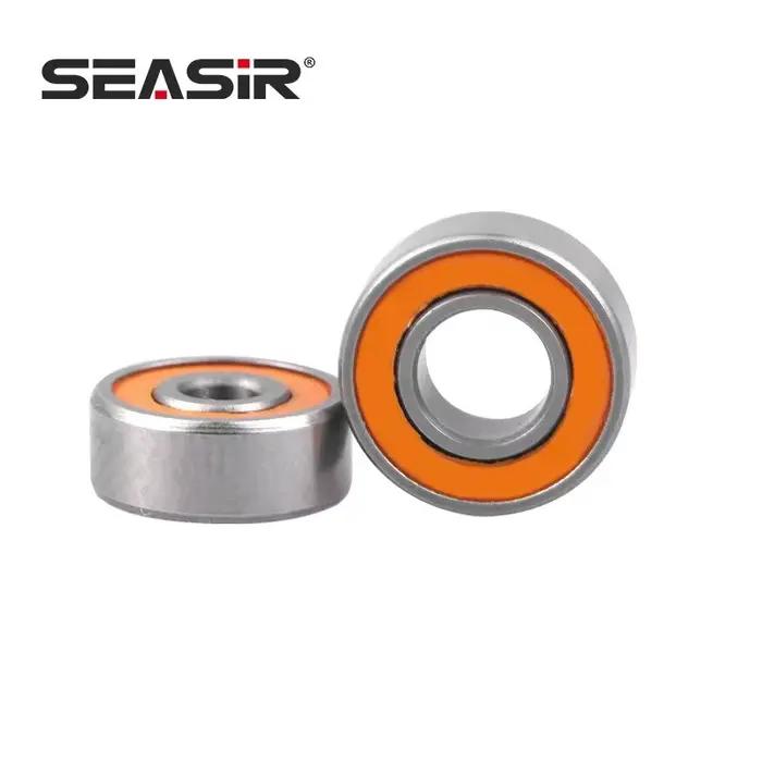 Roulements à billes hybride céramique pour moulinet de pêche, 3x10x4mm et 5x10x4mm, côté couvercle et bobine