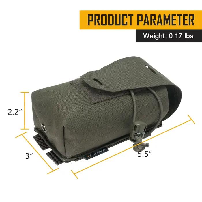 Poche double chargeur 5.56 MOLLE tactique IDOGEAR pour chasse et pêche sous-marine