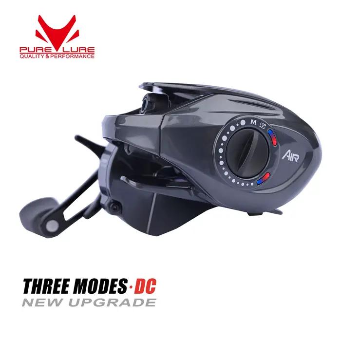 Moulinet PURELURE CHEETAH AIR DC - 3 modes, frein électronique, cadre carbone pour leurres 3.5-17g